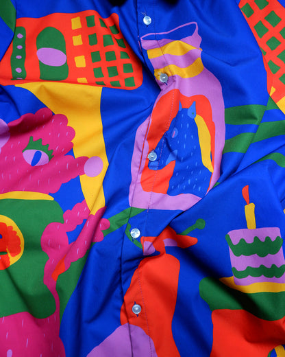 "Our House" Button down